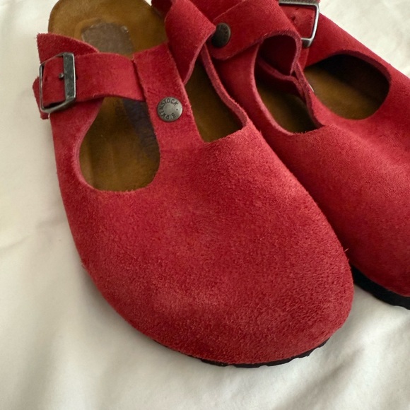 Birkenstock Bern Red Suede - Picture 4 of 6